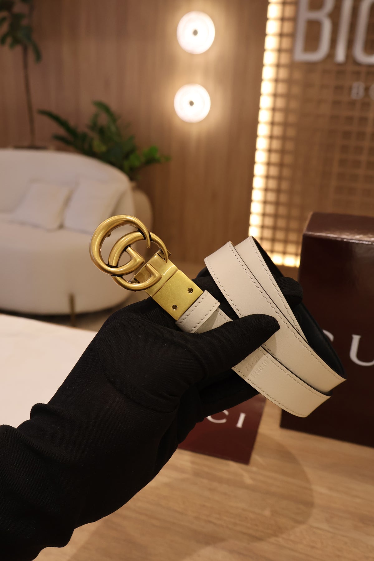 Cinto Gucci - 2cm