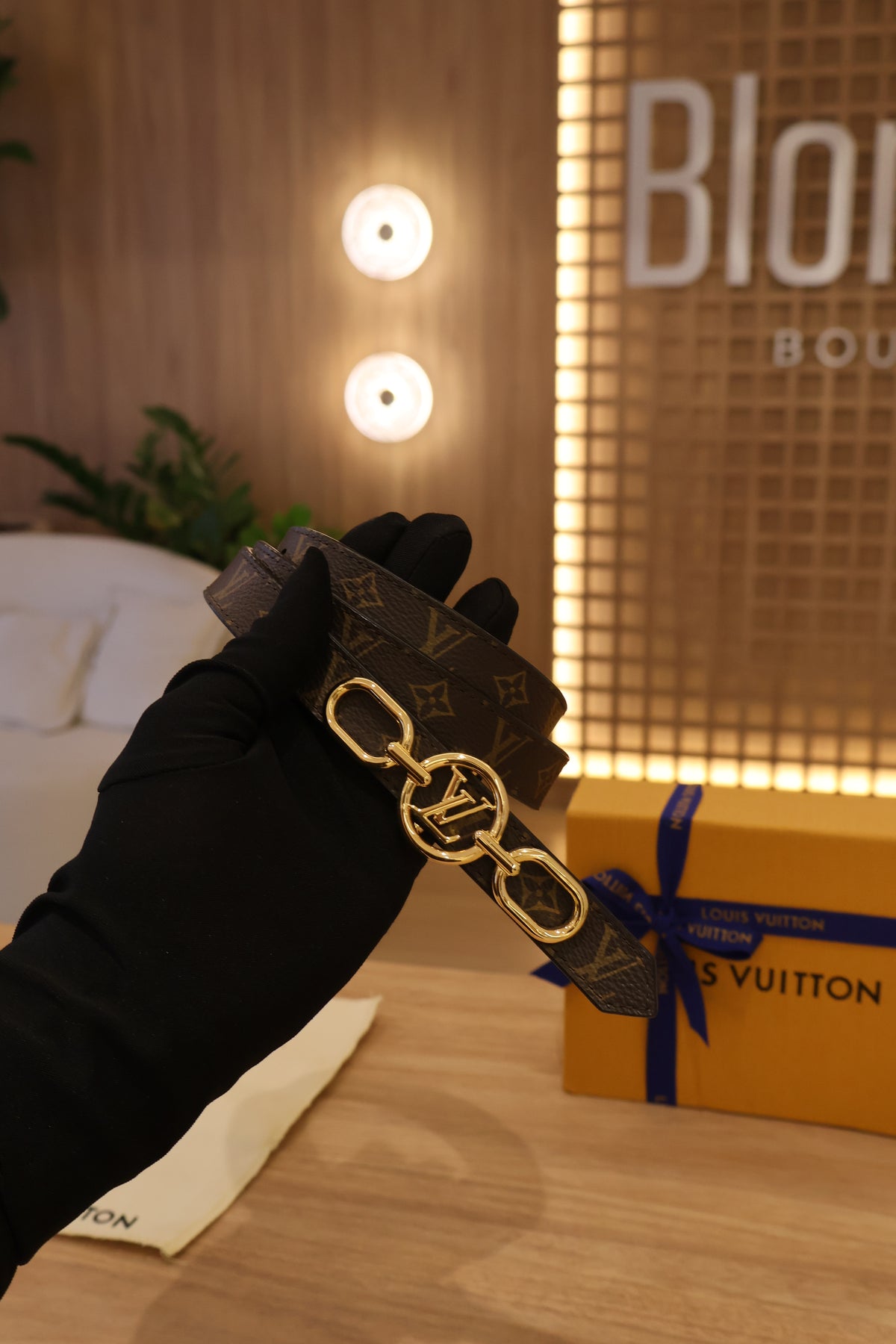 Cinto Louis Vuitton - 2cm