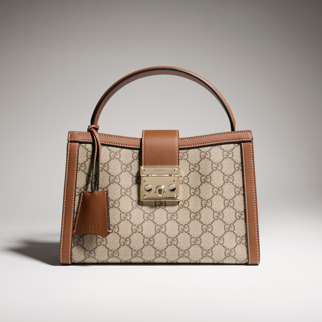 Bolsa Gucci Padlock medium top handle bag