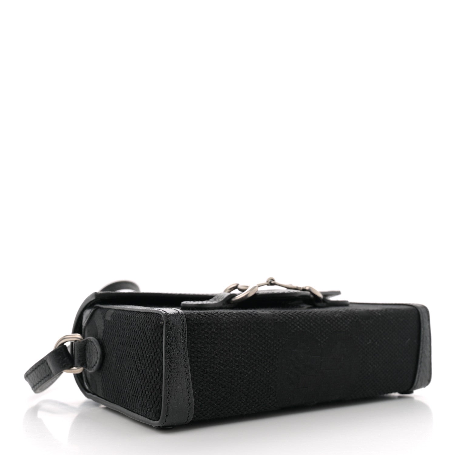 Bolsa Gucci Monogram Jumbo GG Textured Dollar Calfskin