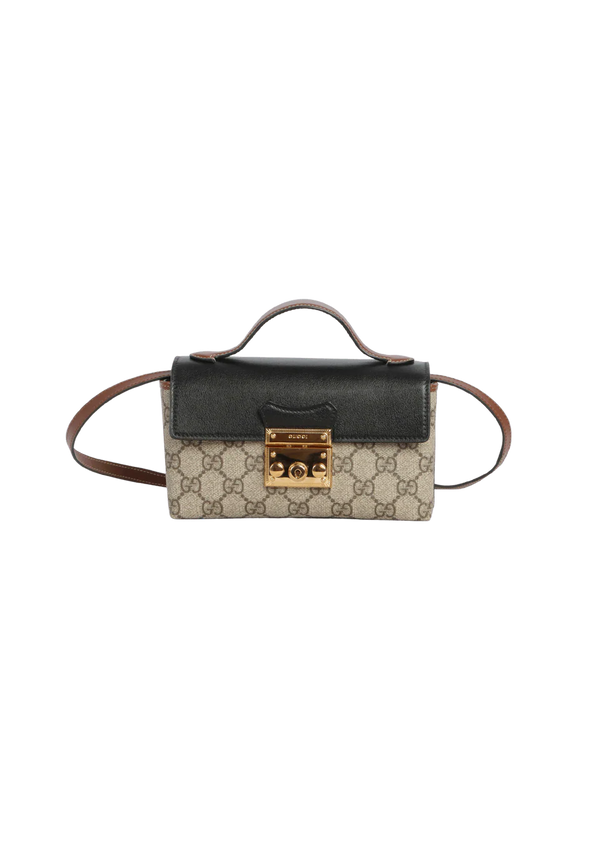 Bolsa Gucci GG Supreme Padlock Mini