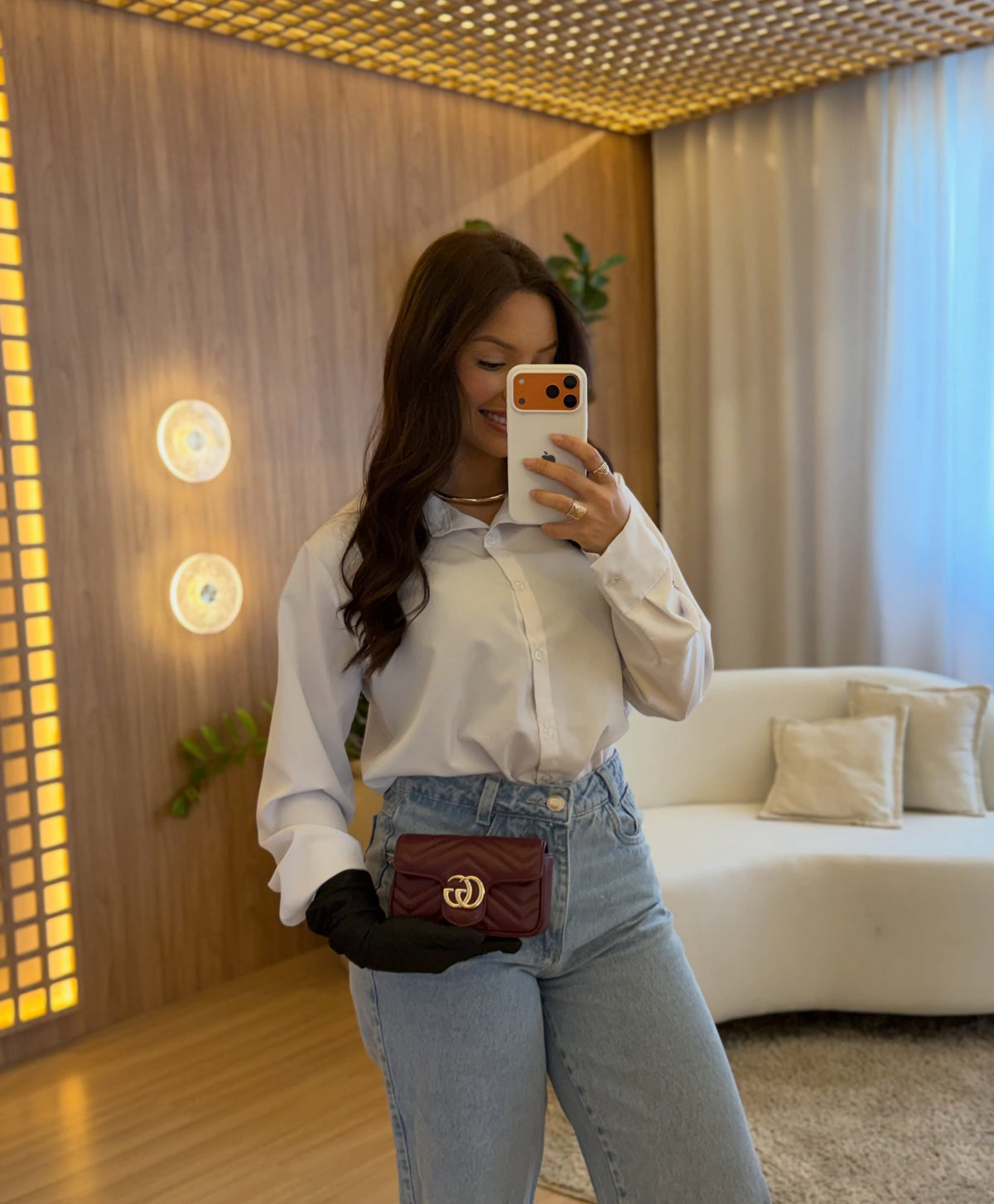 Bolsa Gucci Marmont super mini