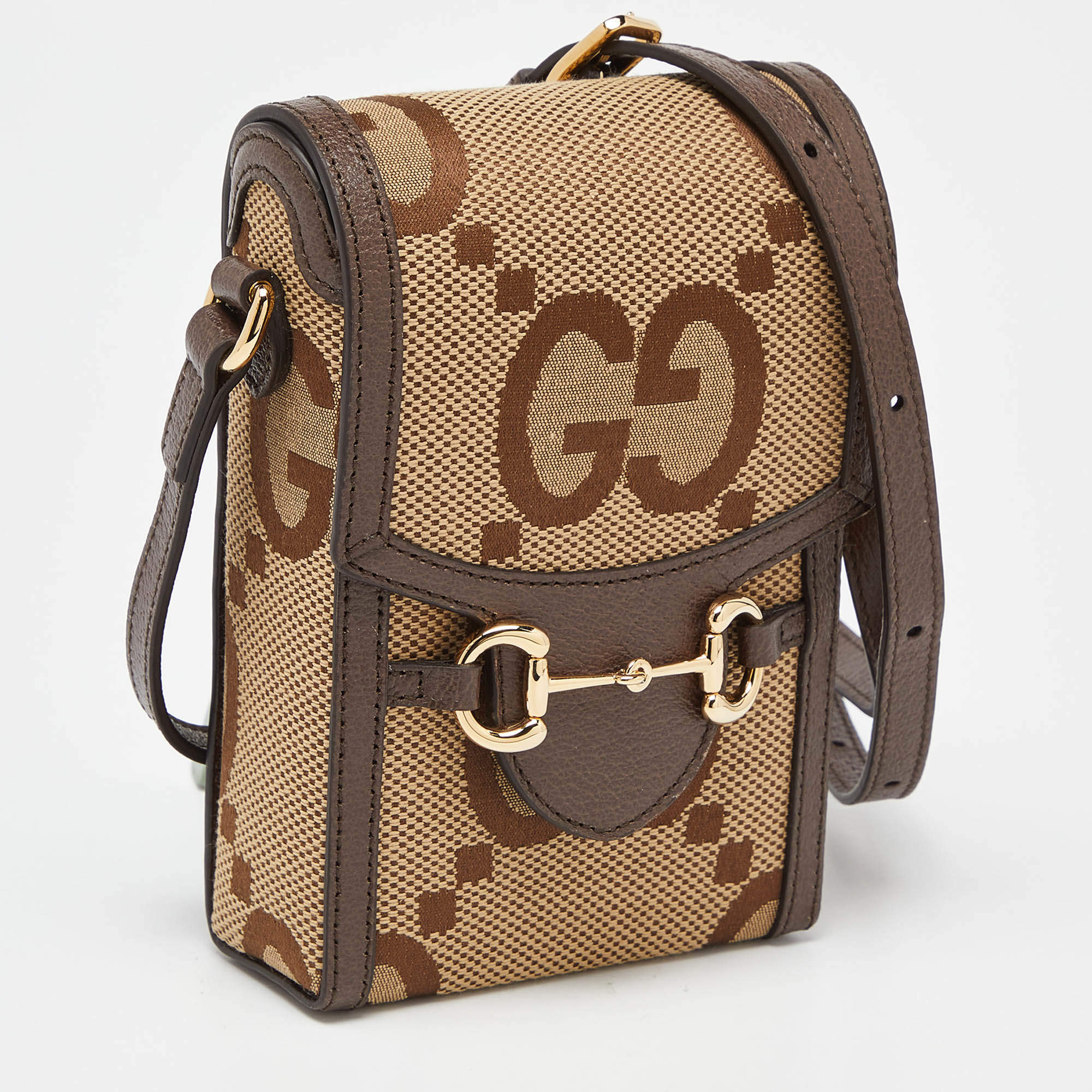 Bolsa Gucci Beige Jumbo GG Canvas