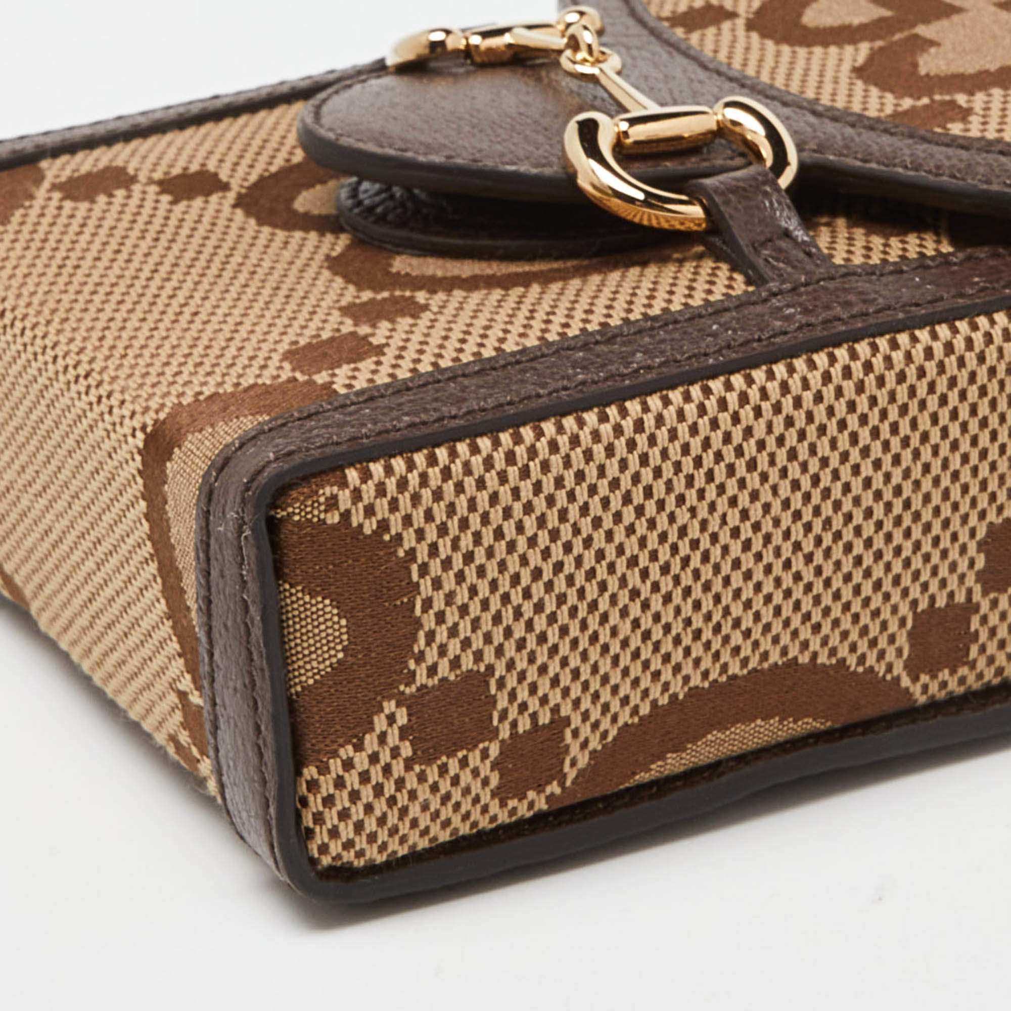 Bolsa Gucci Beige Jumbo GG Canvas